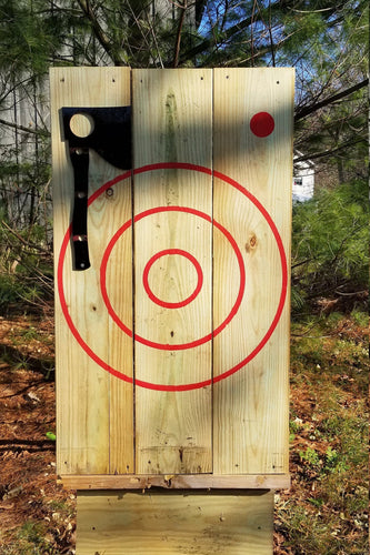 Axe throwing target stencil - Altered Goods