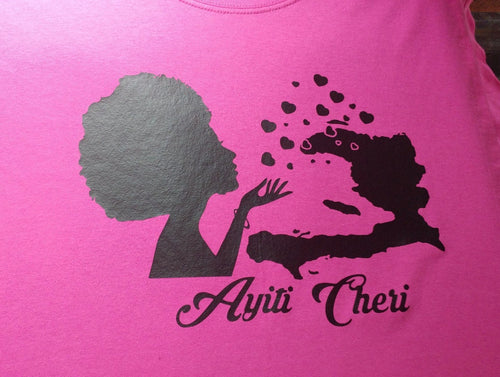 Ayiti cheri haitian girl shirt