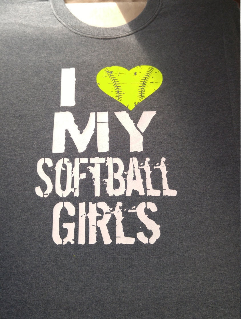 I love my softball girls shirt