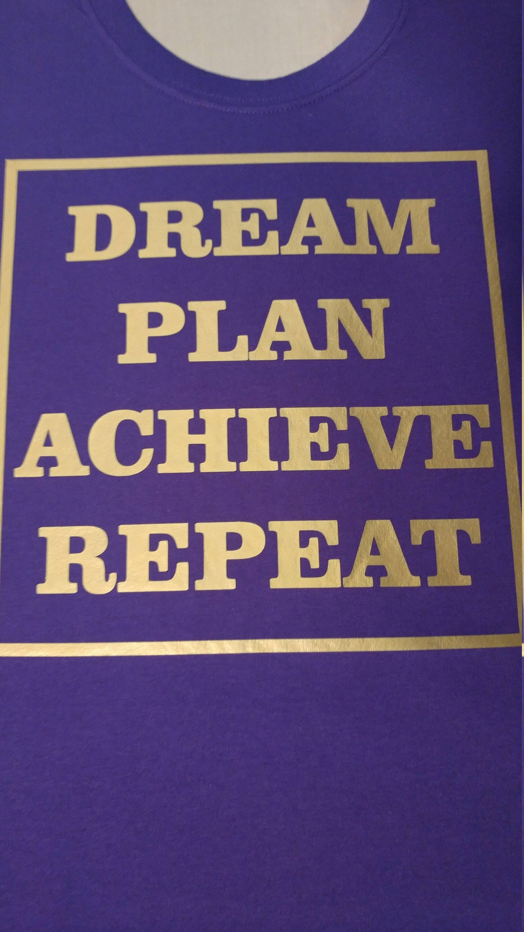 Dream plan achieve repeat shirt