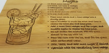 Load image into Gallery viewer, Mojito drink recipe bamboo cutting board
