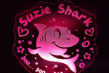 Load image into Gallery viewer, Custom name shark led night light
