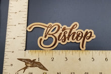 Load image into Gallery viewer, Custom name cut out wooden ornament
