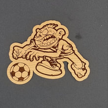 Load image into Gallery viewer, Zombie soccer player ornament
