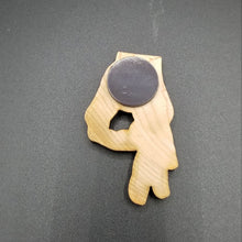 Load image into Gallery viewer, Circle game hand wood magnet
