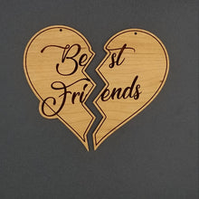 Load image into Gallery viewer, Split shipping for Best friends split heart ornament
