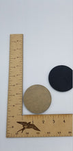 Load image into Gallery viewer, Black acrylic circles 2.75 inch round 1/4 inch thick 10 pieces
