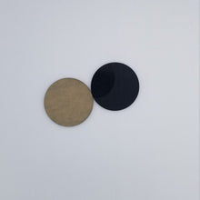 Load image into Gallery viewer, Black acrylic circles 2.75 inch round 1/4 inch thick 10 pieces
