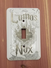 Load image into Gallery viewer, Lumos and nox light switch cover metal
