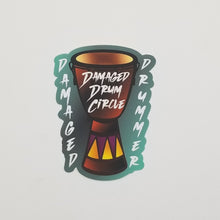 Load image into Gallery viewer, Damaged drummer djembe sticker
