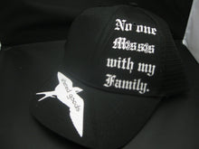 Load image into Gallery viewer, No one messes with my family trucker hat
