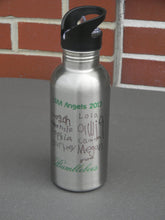 Load image into Gallery viewer, I coach whats your super power personalized water bottle
