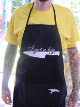 Load image into Gallery viewer, I got a big knife 24 inch apron
