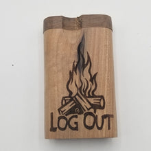 Load image into Gallery viewer, Logout walnut dugout one hitter
