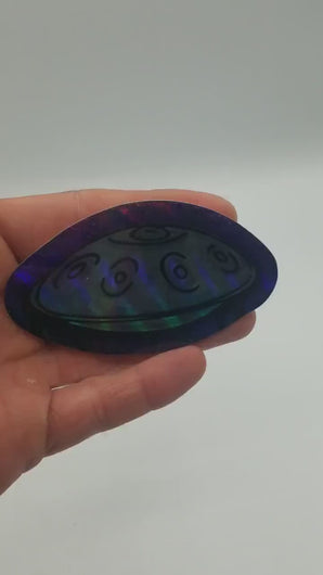 Handpan hologram sticker