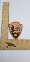 Load image into Gallery viewer, National park service cherry hardwood ornament
