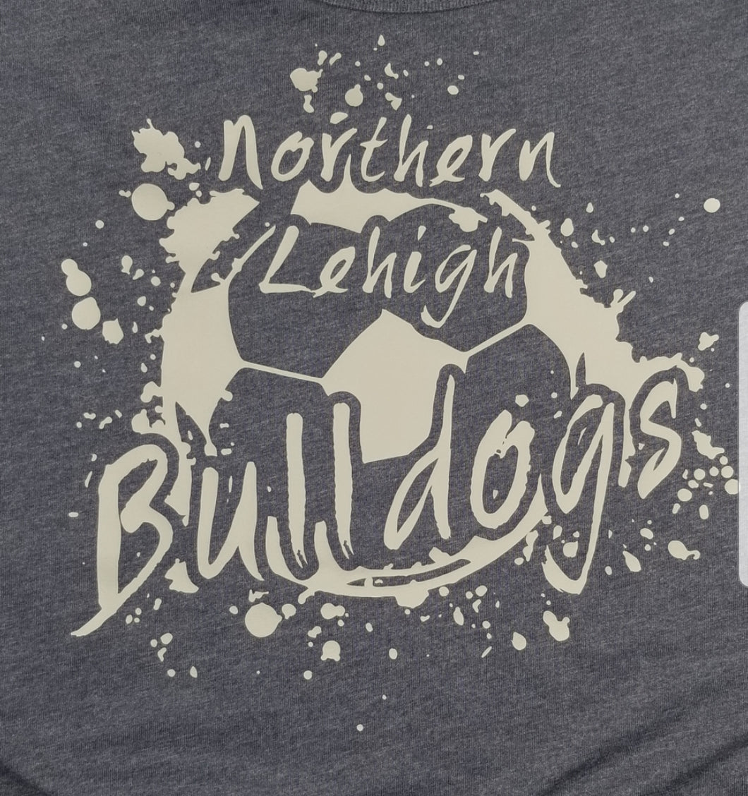 Northern lehigh Bulldogs splatter t shirt