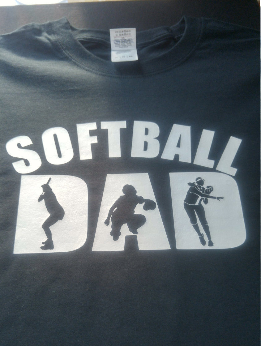 Softball dad t shirt. - Altered Goods