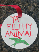 Load image into Gallery viewer, Merry fluffin christmas cat ornament - Altered Goods
