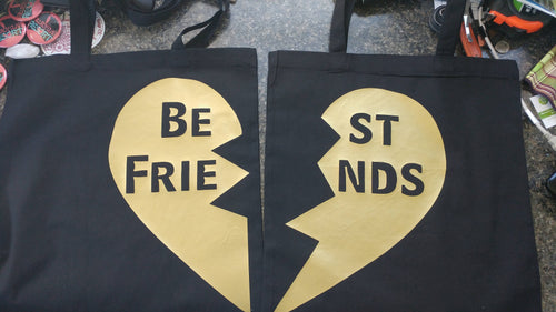 Best friends tote bag set - Altered Goods