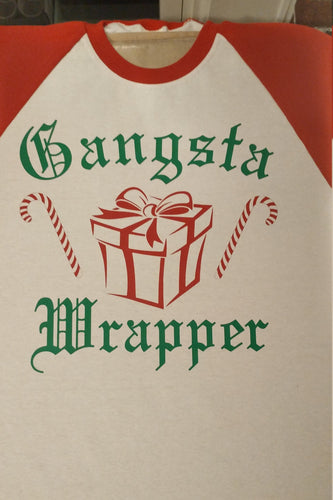 Gangsta wrapper raglan T - Altered Goods