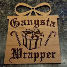 Load image into Gallery viewer, Gangsta wrapper ornament - Altered Goods
