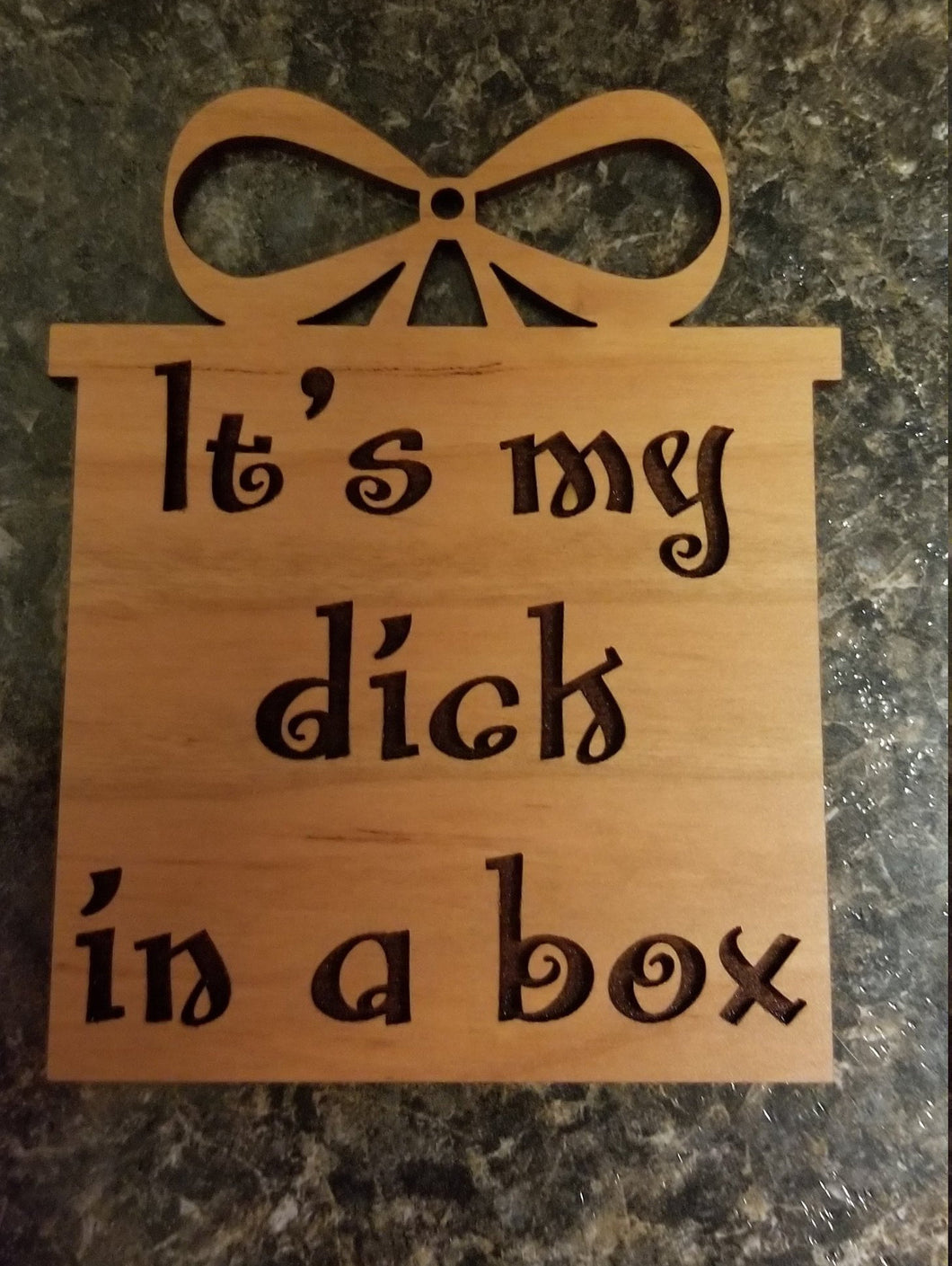 It's my dick in a box ornament personalized - Altered Goods