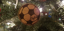 Load image into Gallery viewer, Custom soccer ball ornament - Altered Goods
