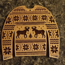 Load image into Gallery viewer, Ugly sweater ornament - Altered Goods
