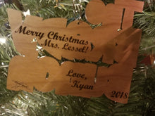 Load image into Gallery viewer, Brady bunch wood ornament - Altered Goods
