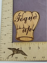 Load image into Gallery viewer, Toque up chef hat wood ornament - Altered Goods
