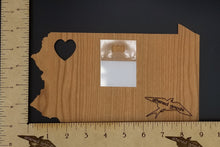 Load image into Gallery viewer, State cut out wooden sign - Altered Goods
