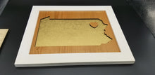 Load image into Gallery viewer, State cut out wooden frame sign - Altered Goods
