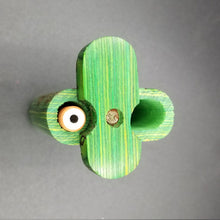 Load image into Gallery viewer, Shamrock brass knuckle green wood dugout one hitter
