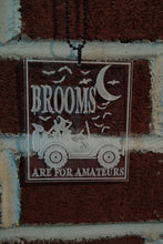 Load image into Gallery viewer, Brooms are for amateurs witch jeep necklace - Altered Goods
