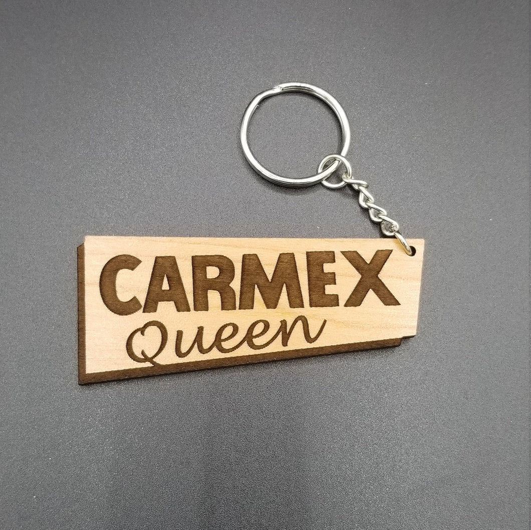 Carmex queen keychain - Altered Goods