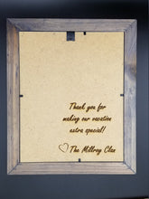 Load image into Gallery viewer, Home is where our story begins custom name and address wooden frame sign
