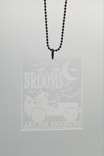 Load image into Gallery viewer, Brooms are for amateurs witch jeep necklace - Altered Goods
