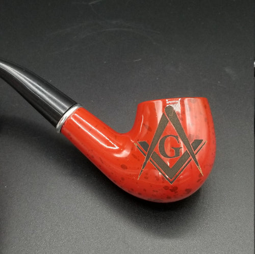 Freemason square and compass pipe - Altered Goods