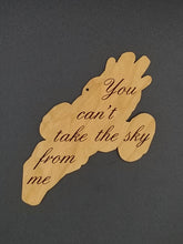 Load image into Gallery viewer, Firefly serenity you can&#39;t take the sky from me cherry wood ornament - Altered Goods
