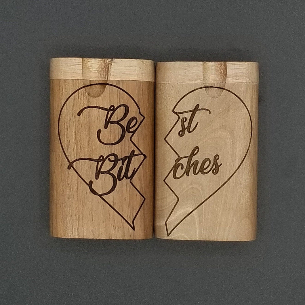 Best bitches walnut dugout one hitter set