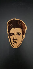 Load image into Gallery viewer, Elvis wood laser engraved ornament - Altered Goods
