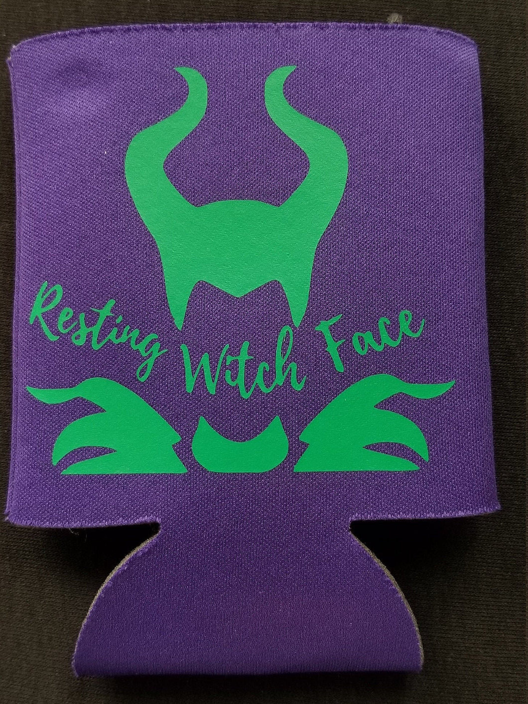 Resting witch face can cooler - Altered Goods