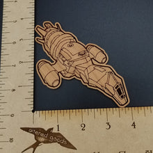 Load image into Gallery viewer, Firefly serenity you can&#39;t take the sky from me cherry wood ornament - Altered Goods
