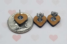 Load image into Gallery viewer, Valentine conversation hearts sexy, dirty, inappropriate, cheeky laser engraved wood coin, magnet or earrings - Altered Goods
