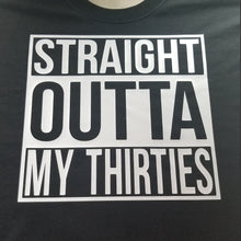 Load image into Gallery viewer, Straight outta my thirties shirt - Altered Goods
