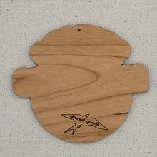 Load image into Gallery viewer, Seniors 2020 the year shit got real cherry hardwood laser engraved ornament - Altered Goods
