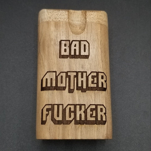 Bad motherfucker walnut dugout one hitter