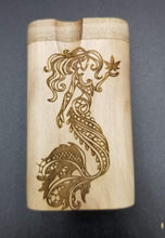 Load image into Gallery viewer, Mermaid walnut dugout one hitter
