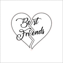 Load image into Gallery viewer, best friends and best bitches svg dxf pdf corel draw files
